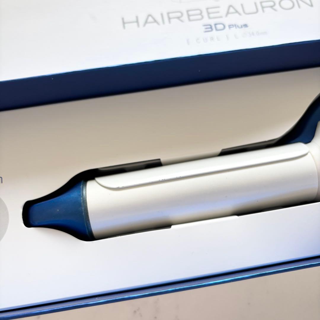 【箱付き美品】HAIRBEAURON 3DPlus カールヘアアイロン 34mm