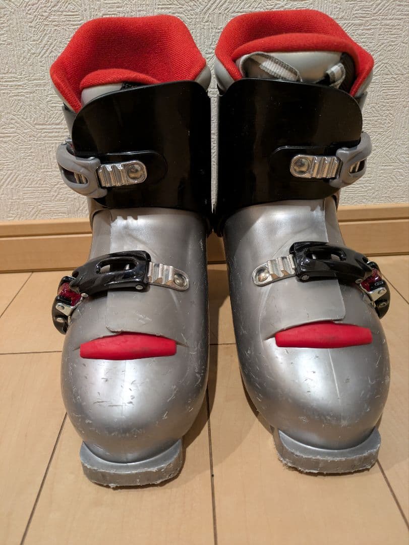 キッズ スキー 調節可能ポール ブーツ ケースセット