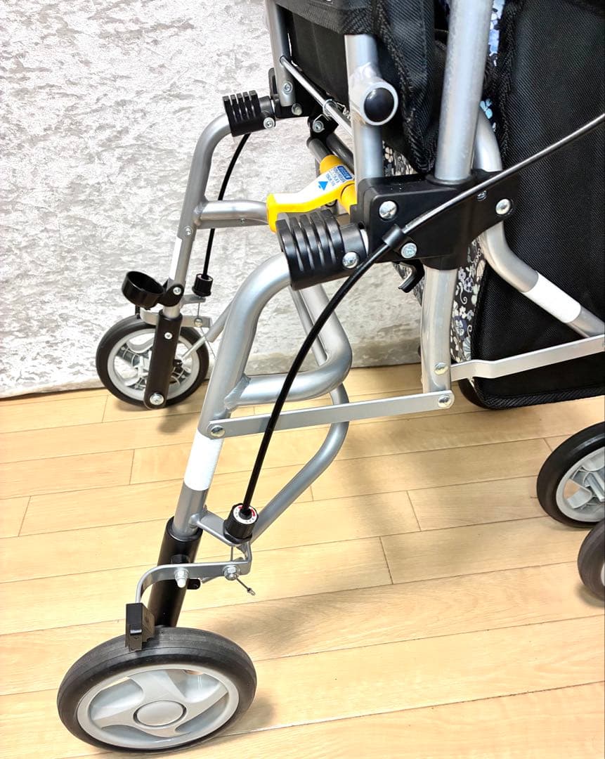 島製作所 たためる 座れるシルバーカー シンフォニースリムSP 取扱説明書有