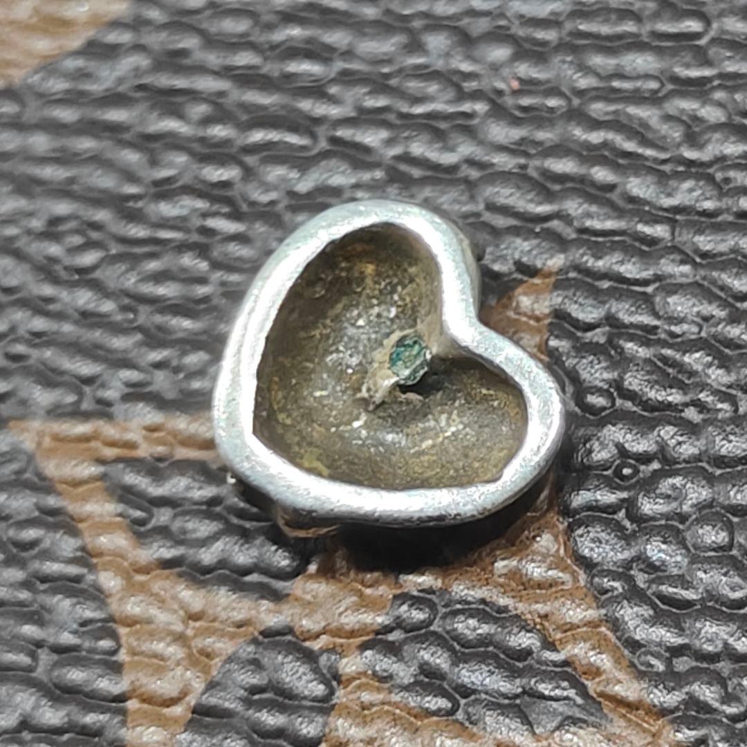 確実正規 クロムハーツ chrome hearts ハート スタッドピアス 片耳