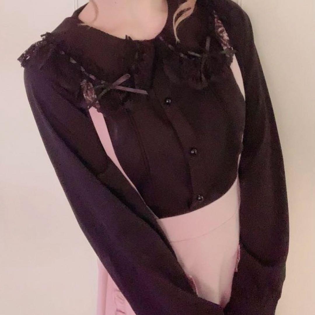 地雷 マーズ フリル 十字架ブラウス ノエミー チェック スカパン セットアップ