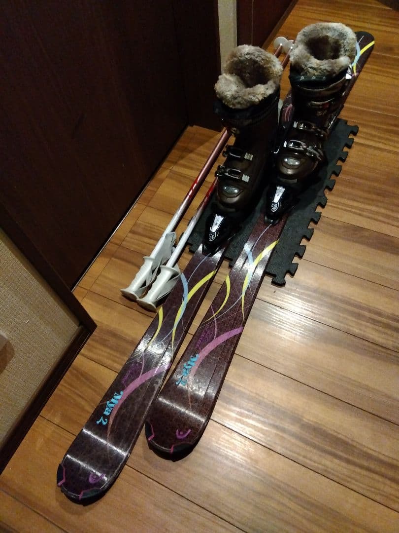 高級✨️ハイエンド✨️レディース用 カーボン スキーセット メンテ