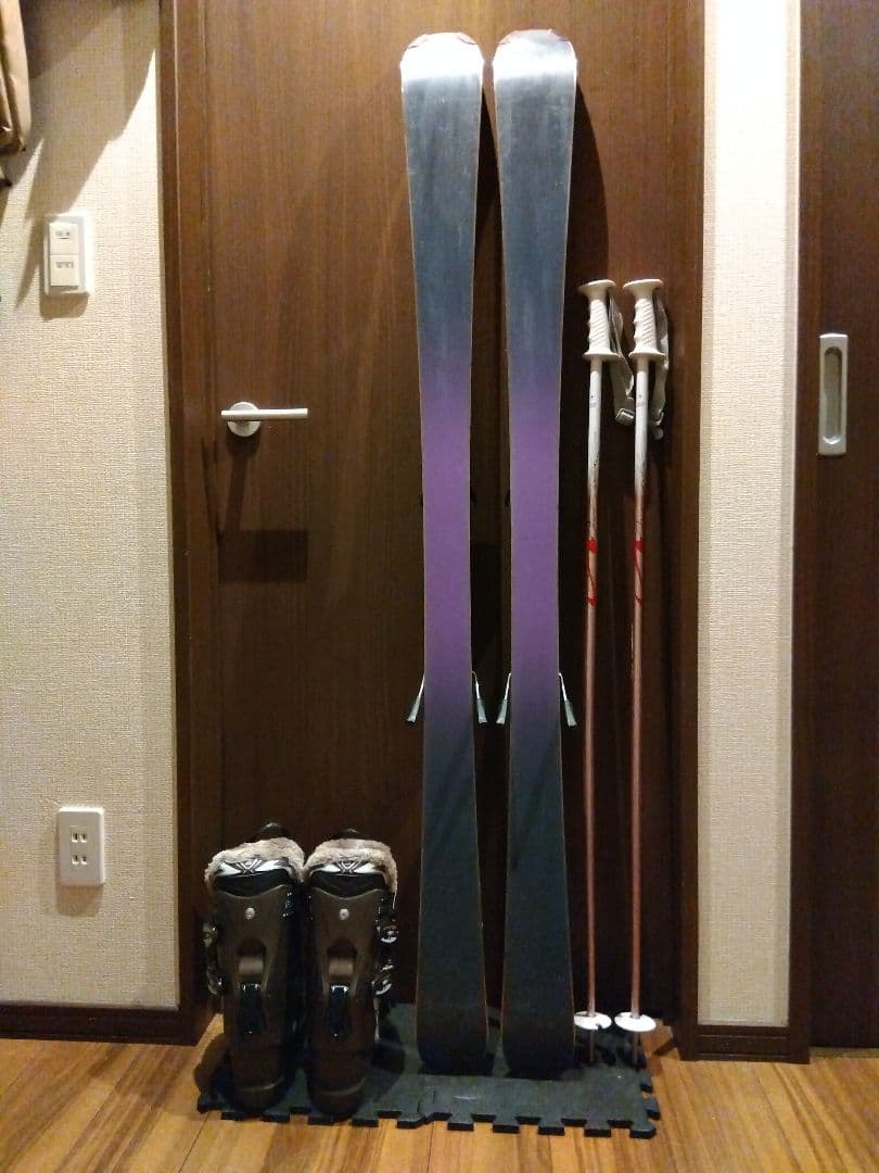 高級✨️ハイエンド✨️レディース用 カーボン スキーセット メンテ