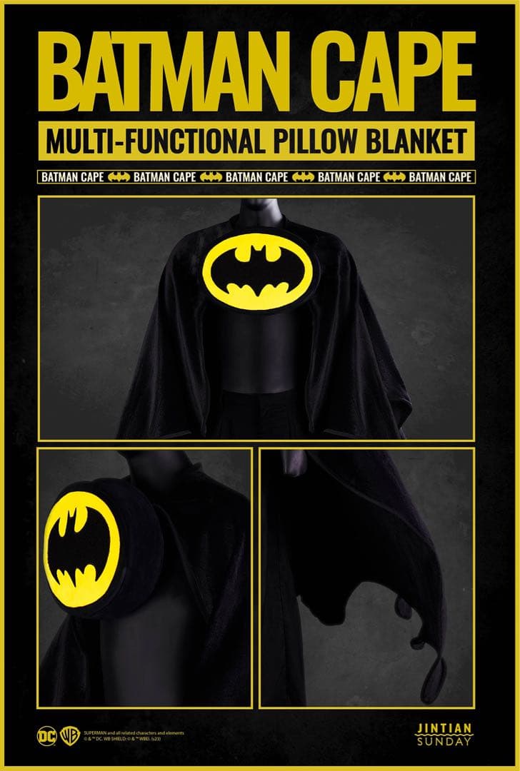 バットマン・ケープ ブランケット スーパーヒーロー dcコミックス