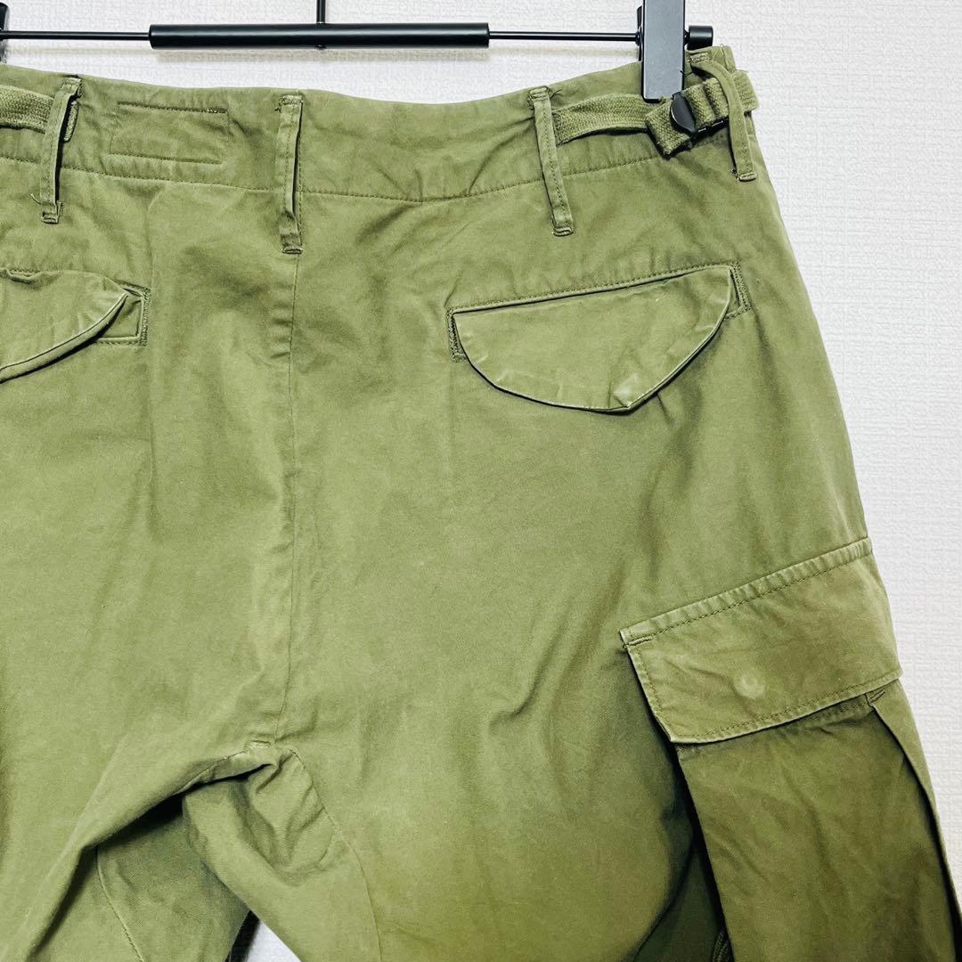YAECA フィールドパンツ　28 オリーブ　ビンテージ カーゴパンツ