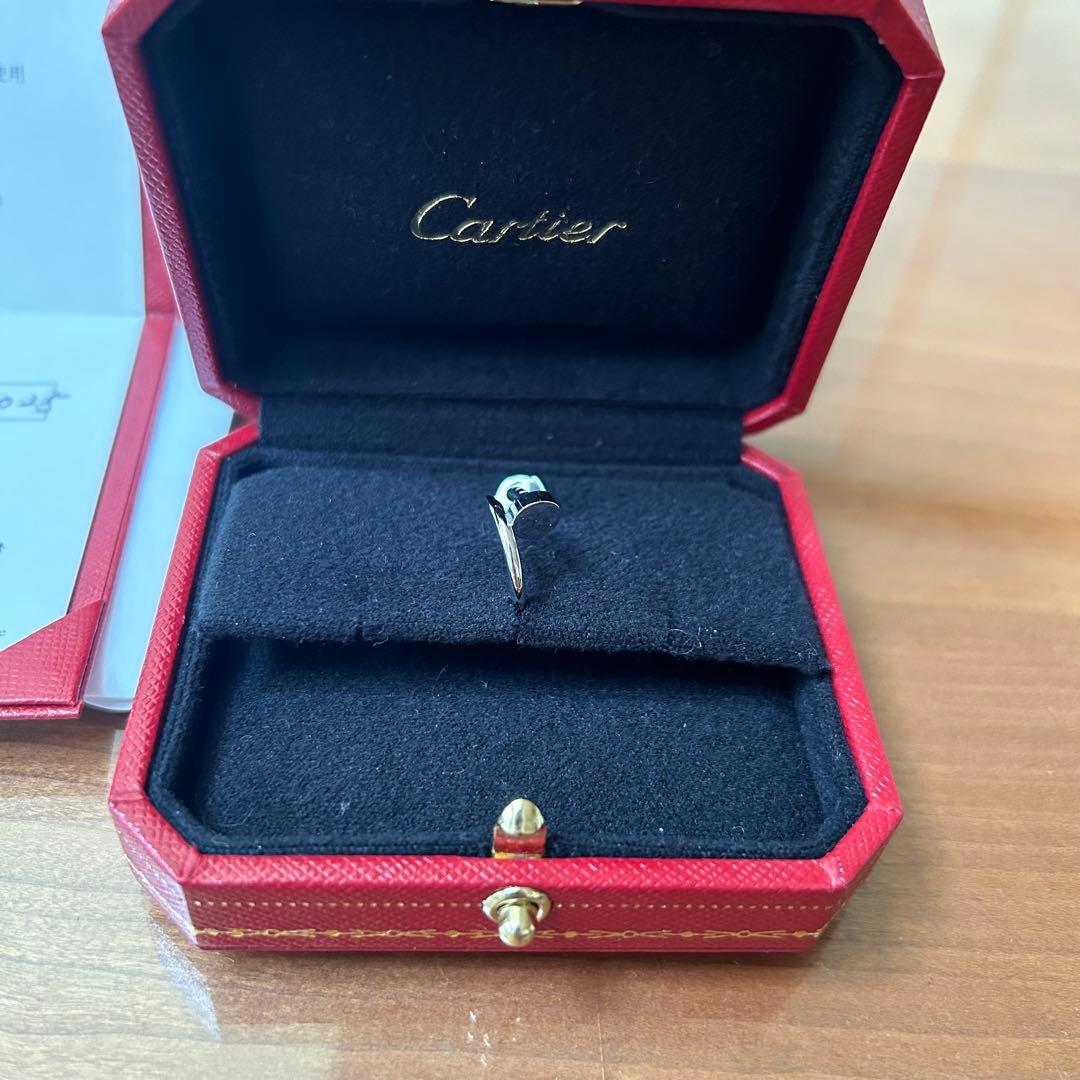 Cartier シルバーフープピアス 証明書付き(片耳)