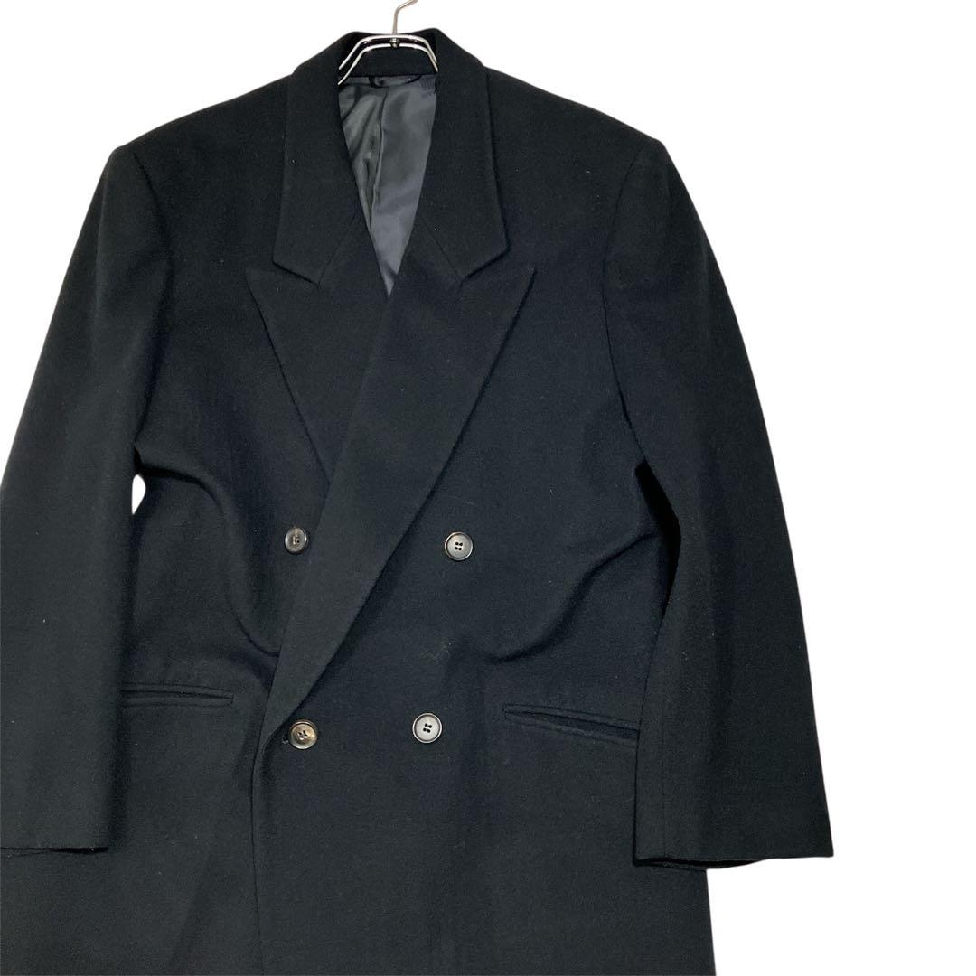 【専用品　ランバン　ウール　ロングダブルチェスターコート　XL相当