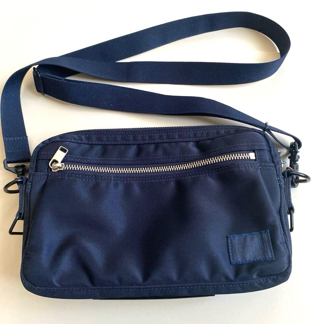 PORTER ネイビー ショルダーバッグ　ポシェット