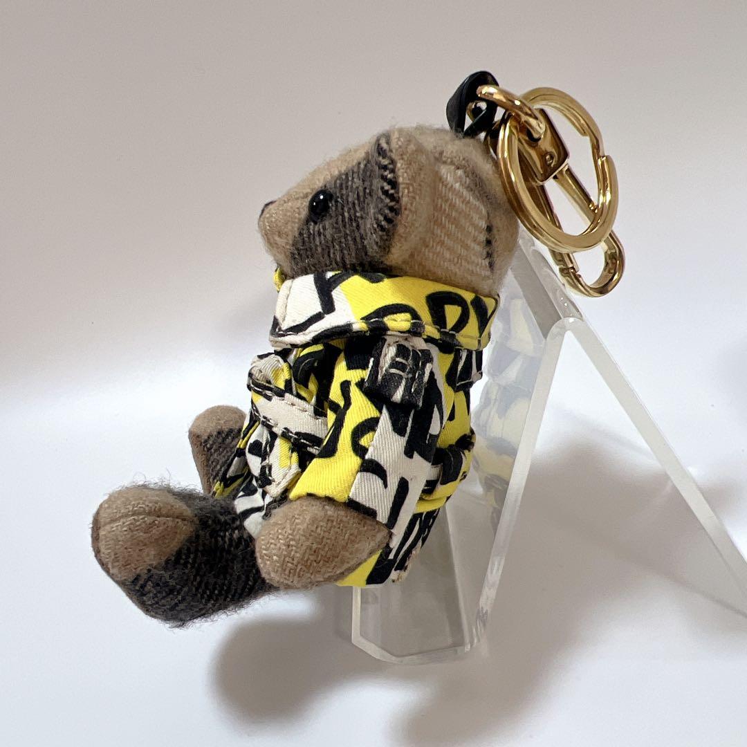 《美品》バーバリー トーマスベア キーリング キーホルダー キーチャーム クマ