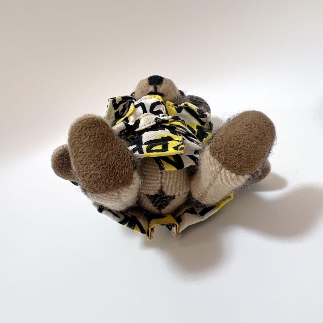 《美品》バーバリー トーマスベア キーリング キーホルダー キーチャーム クマ