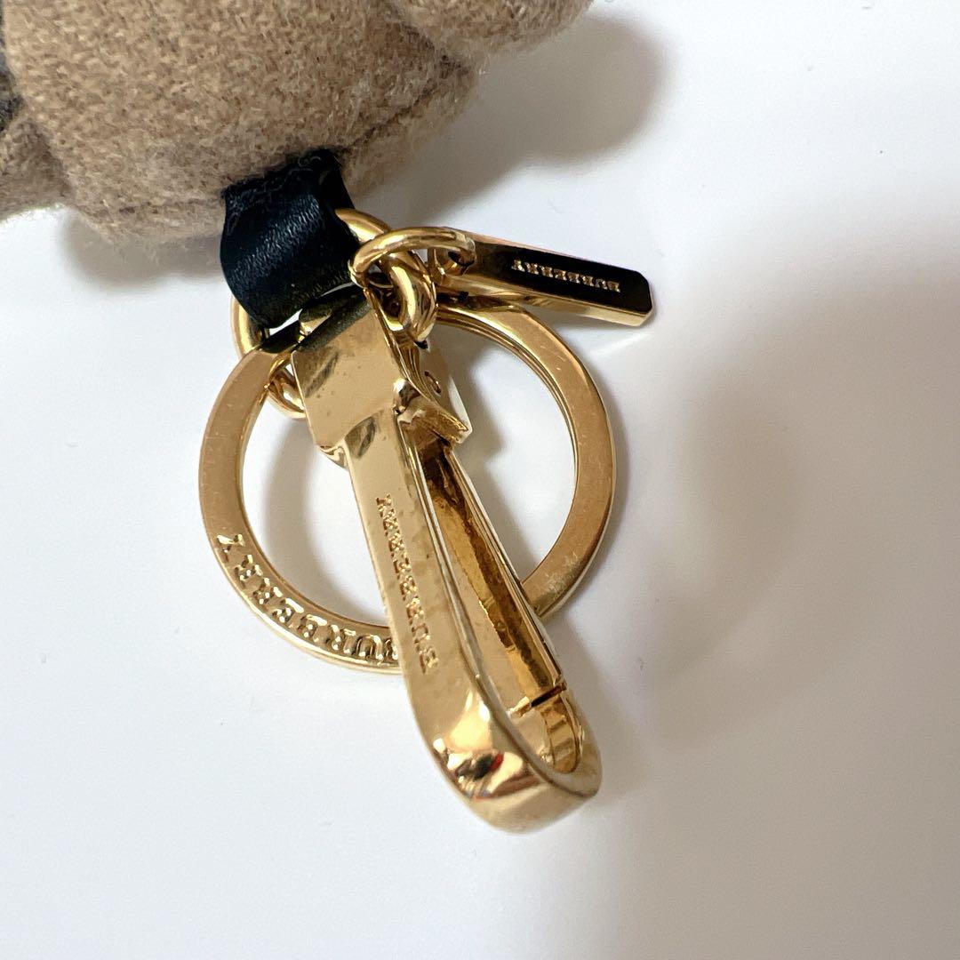 《美品》バーバリー トーマスベア キーリング キーホルダー キーチャーム クマ