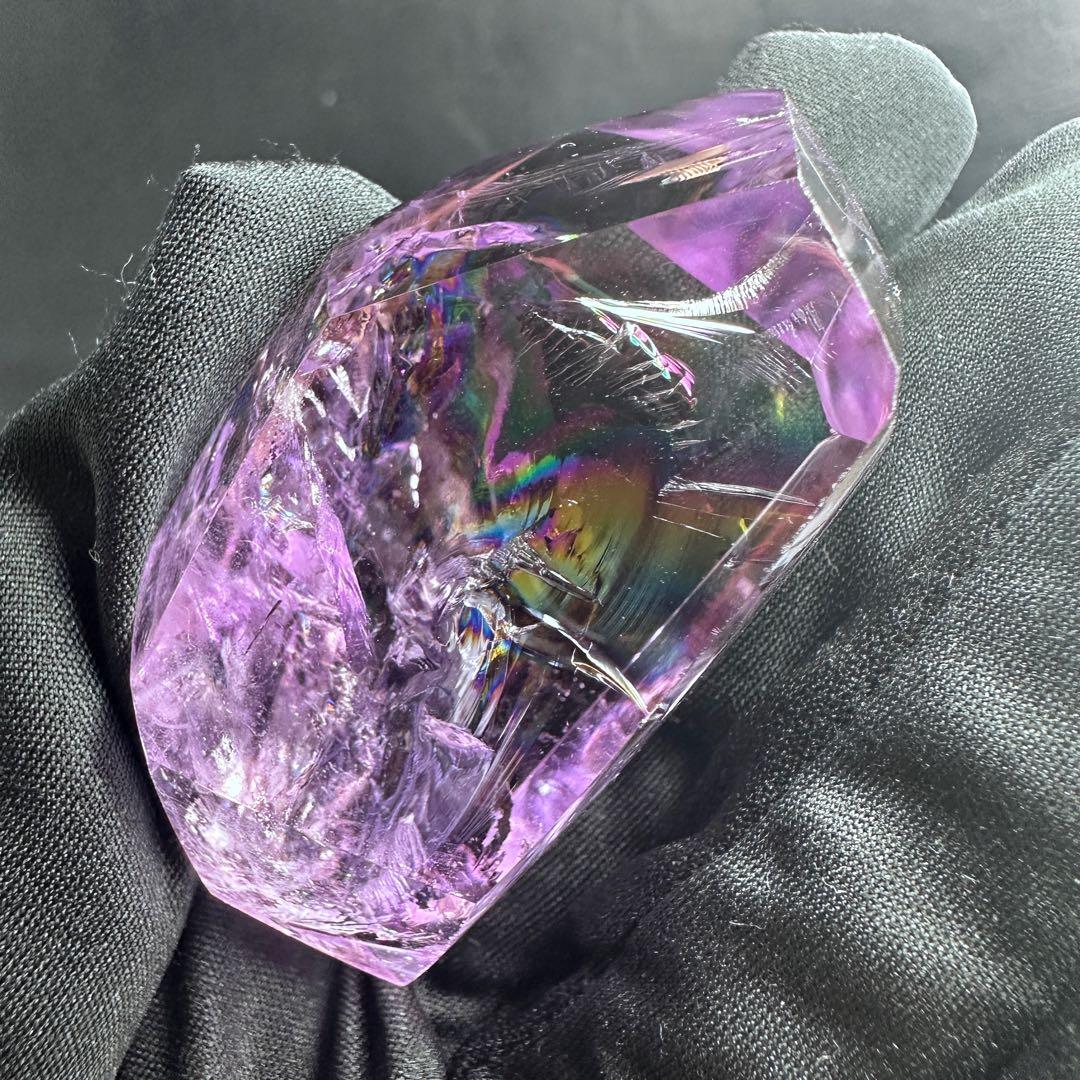 絶品❗️虹入り水晶 ✴︎アイリスクォーツ アメジストフリーフォーム