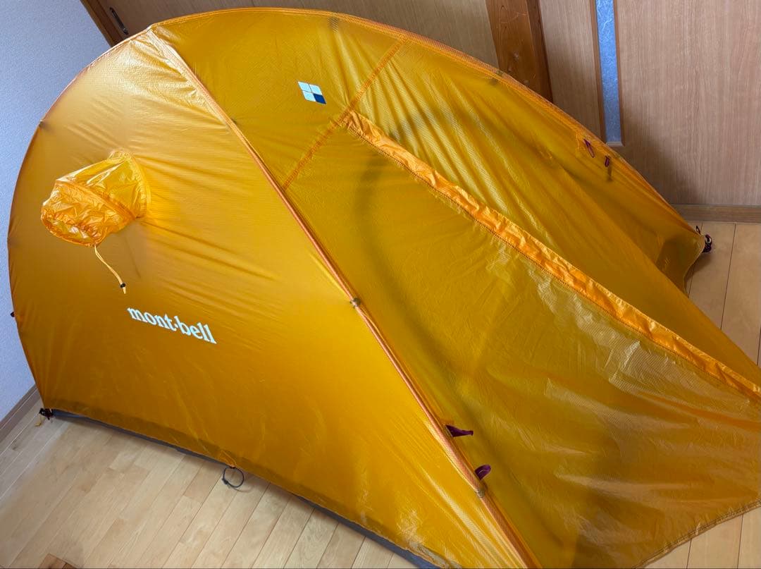 モンベル ステラリッジテント2 吊下げ式 純正アンダーシート付き