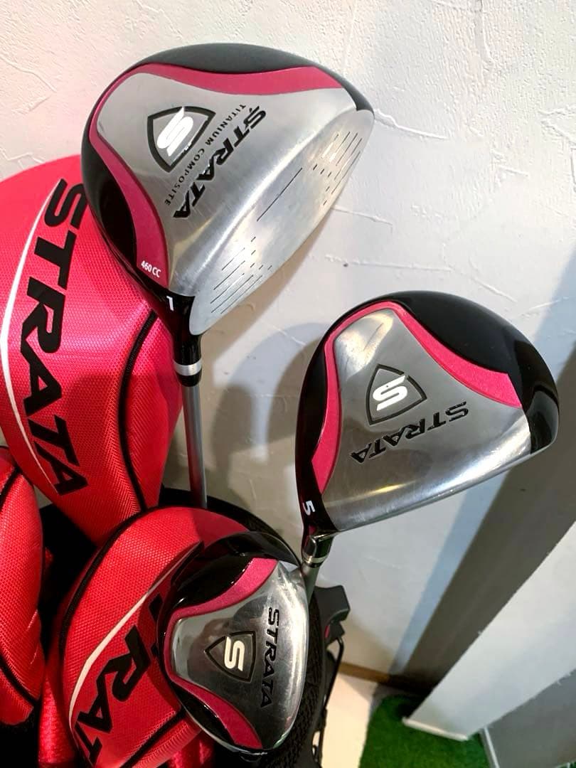 美品　キャロウェイ　ストラータ　レディースゴルフクラブ セット　可愛く優しい