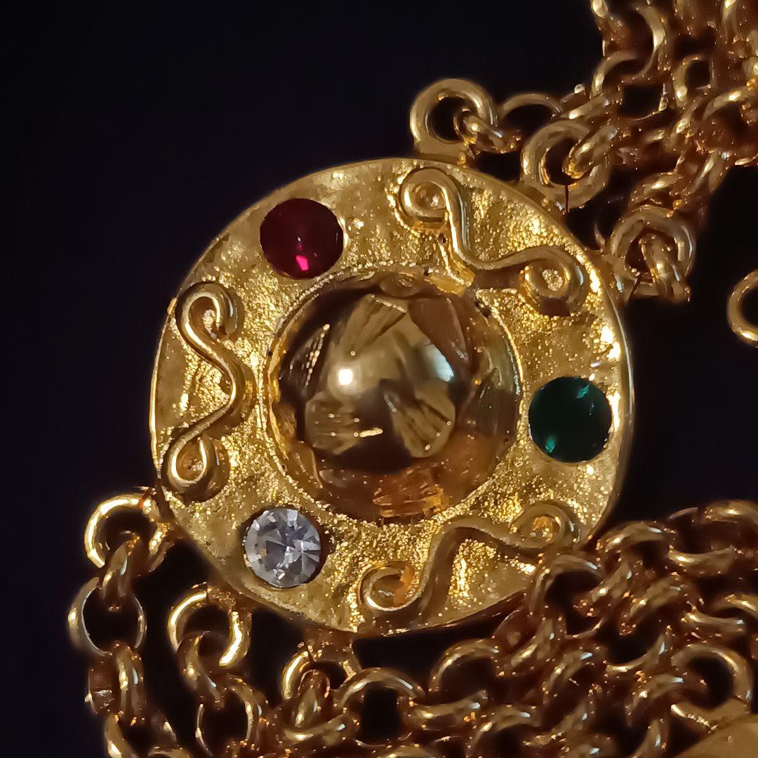 セリーヌ　ブレスレット　ゴールド　ボール　スター　巾着付き