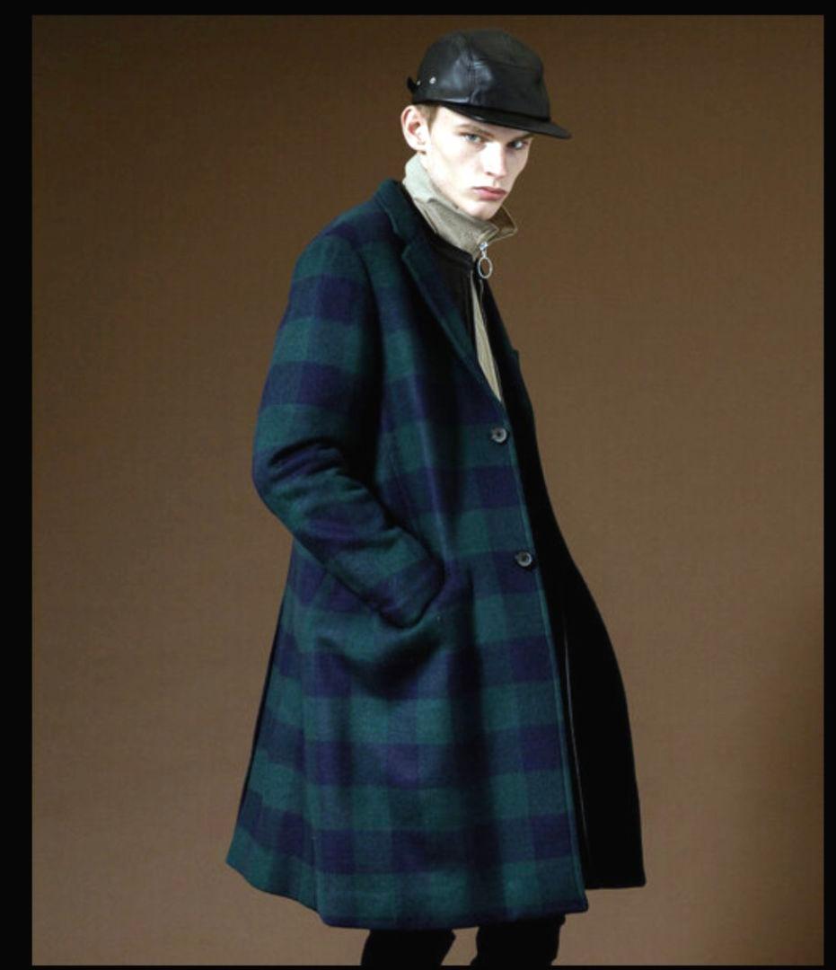 UNITED TOKYO ブロックチェック チェスターコート - メルカリ