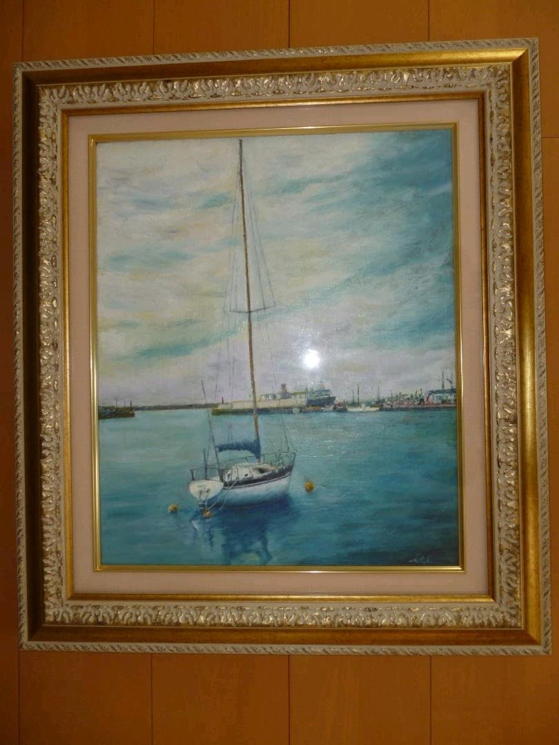 原画 油彩画 【待ちぼうけ】