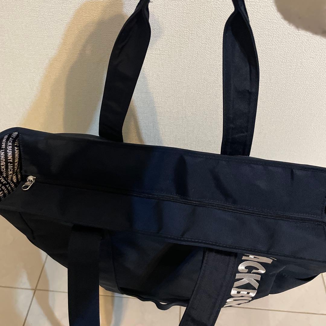 JACKBUNNY ネイビー トートバッグ 大容量