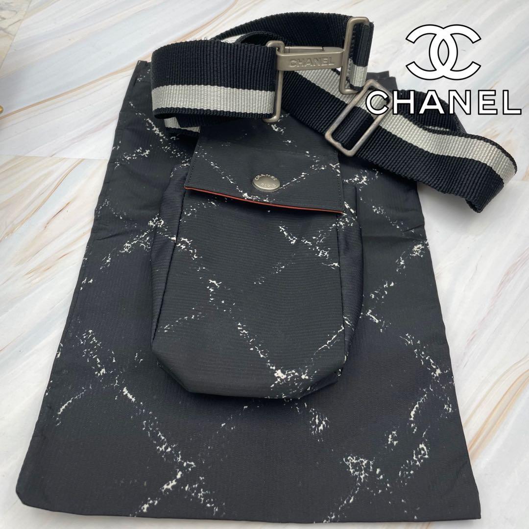CHANEL 旧トラベルライン ウエストバッグ ウエストポーチ ボディバッグ