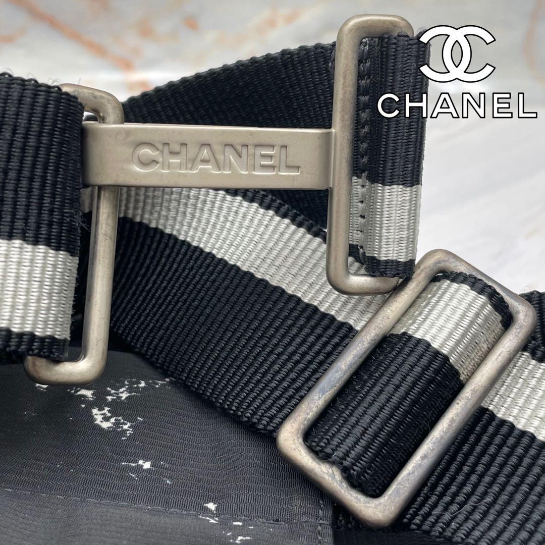 CHANEL 旧トラベルライン ウエストバッグ ウエストポーチ ボディバッグ
