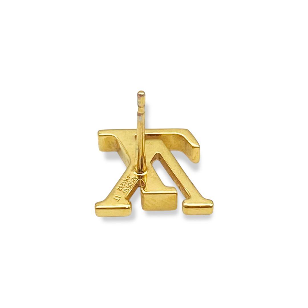 美品】ルイヴィトン LV モノグラム アイコニック ピアス ゴールド 795