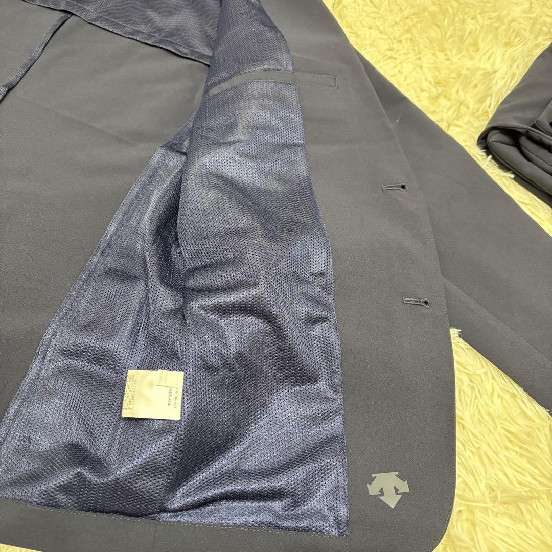 新品　デサント スーツ 上下セット　ジャケット パンツ　ビジネス　ゴルフ　L