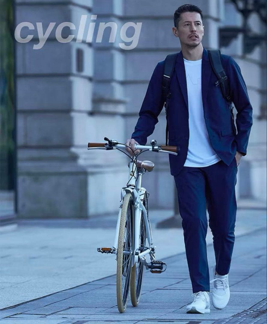 新品　デサント スーツ 上下セット　ジャケット パンツ　ビジネス　ゴルフ　L