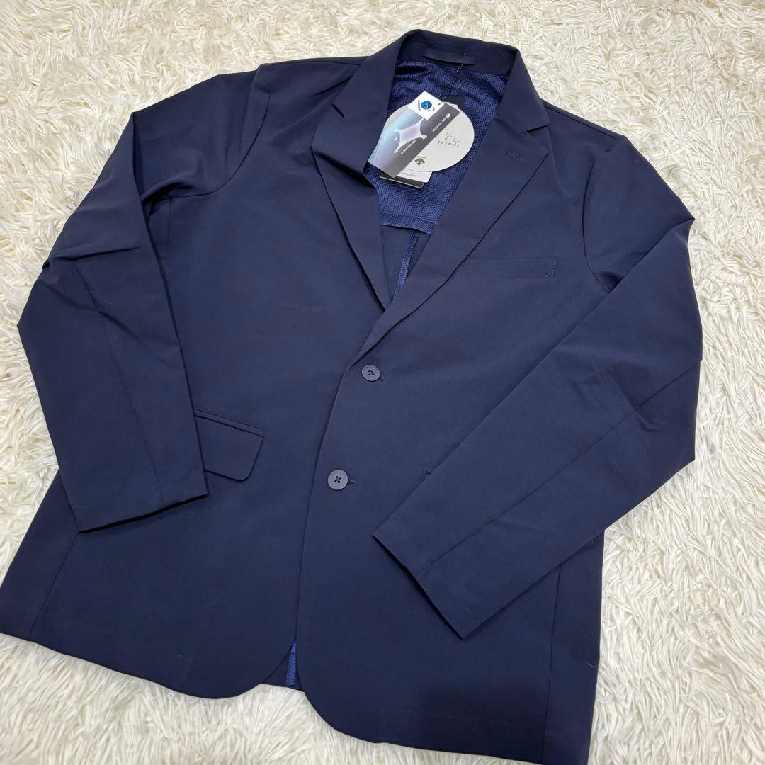 新品　デサント スーツ 上下セット　ジャケット パンツ　ビジネス　ゴルフ　L