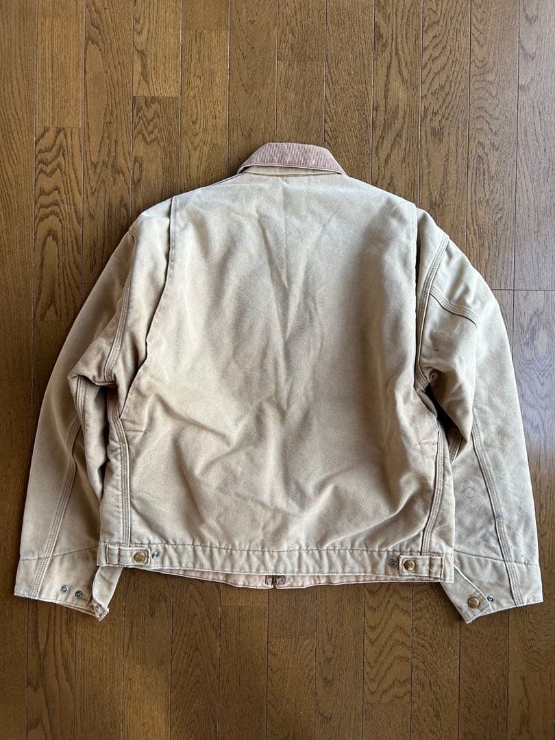 90〜00s カーハート デトロイトジャケット L相当 ベージュ