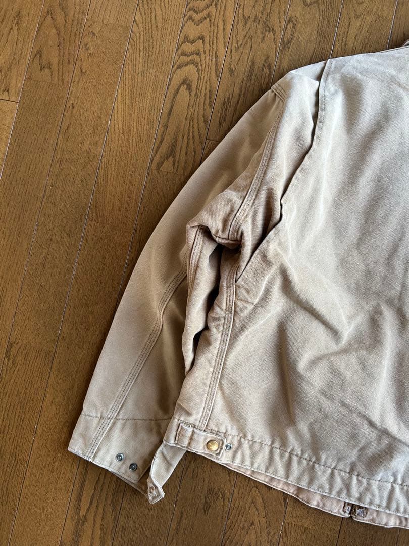 90〜00s カーハート デトロイトジャケット L相当 ベージュ