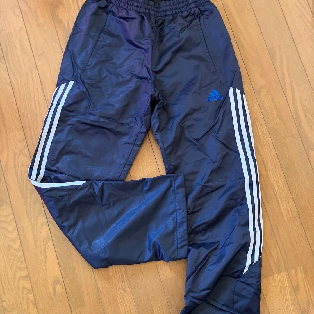 【特価】adidas ネイビー フード付きピステセット