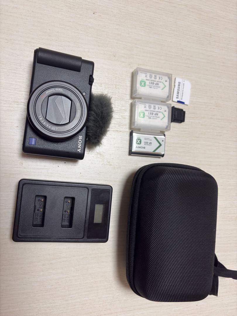SONY ZV-1 Vlogカメラ 動作良好 バッテリー3個 充電器付き 箱なし