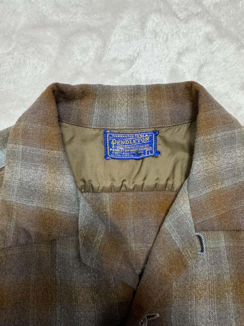 a*h様 スペシャル 50s PENDLETON オンブレ ボードシャツ ターコ