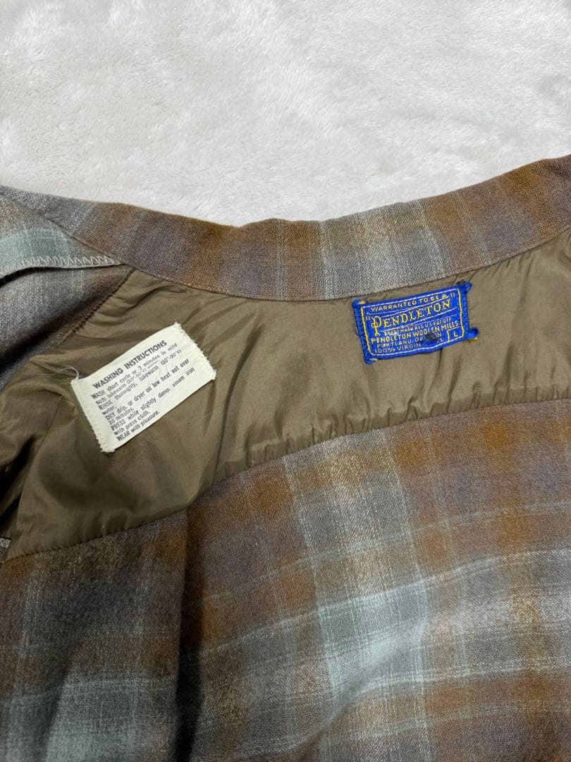 a*h様 スペシャル 50s PENDLETON オンブレ ボードシャツ ターコ