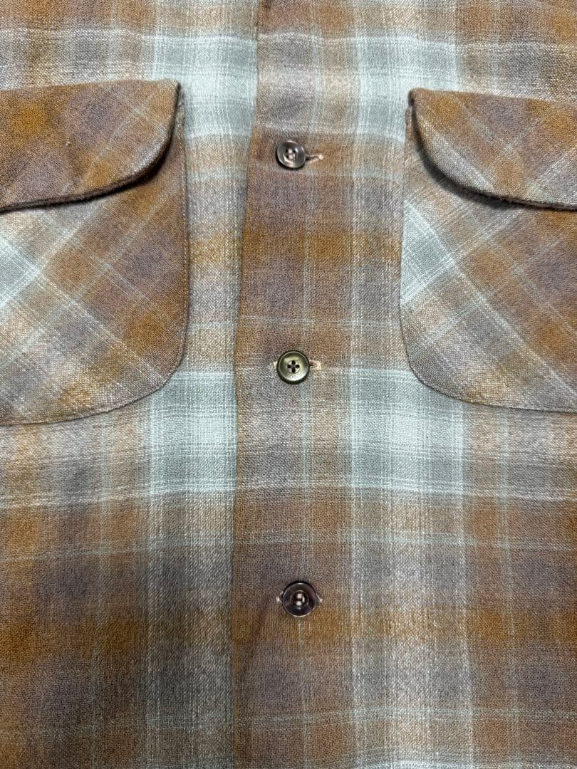 a*h様 スペシャル 50s PENDLETON オンブレ ボードシャツ ターコ
