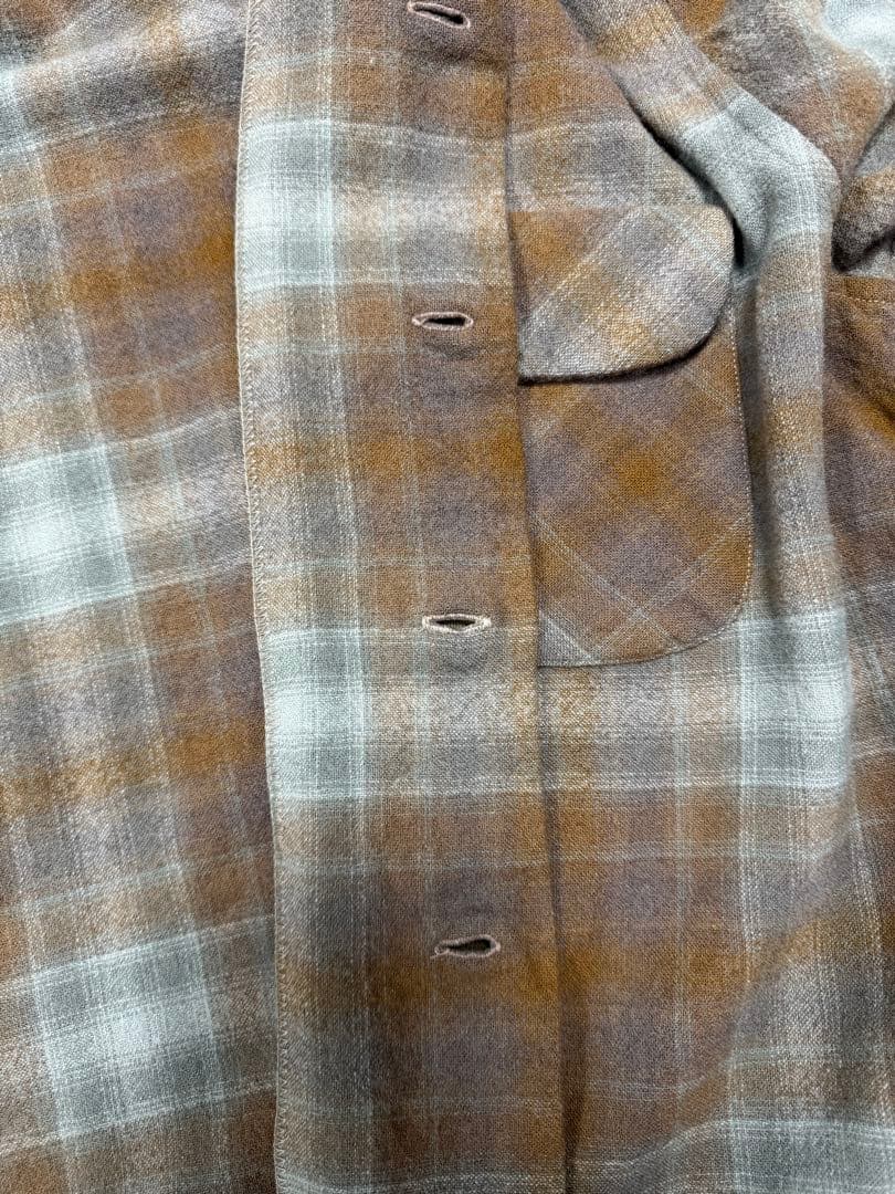 a*h様 スペシャル 50s PENDLETON オンブレ ボードシャツ ターコ