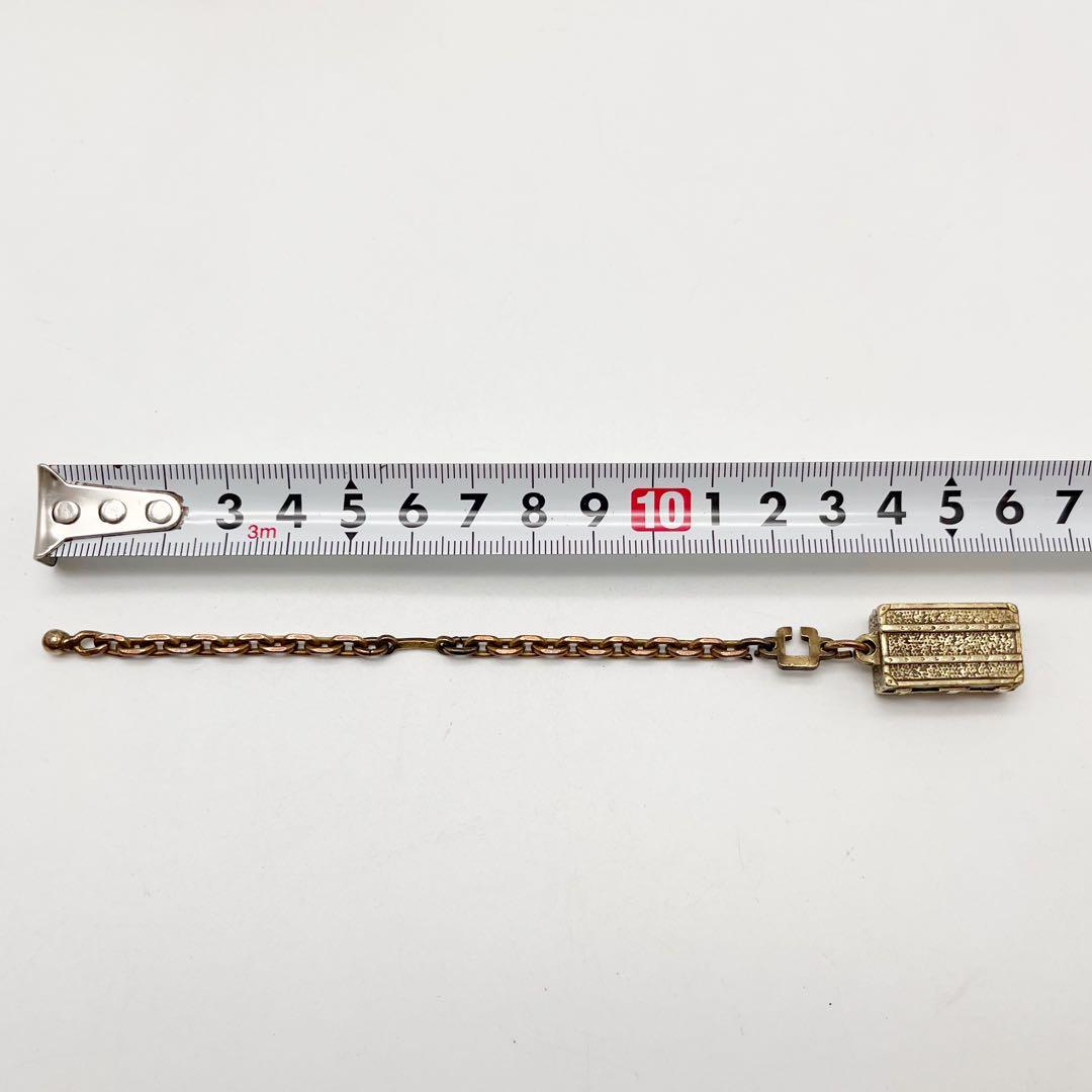 ルイヴィトン ヴィンテージ　トランク型　キーホルダー ゴールド　希少　限定品