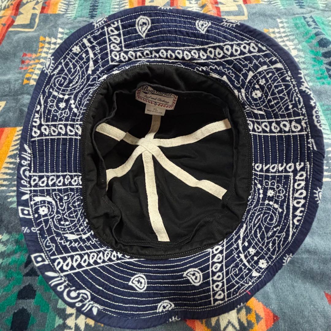 【美品】BOYSMARKET ボーイズマーケット別注バンダナハット　ルマイユール