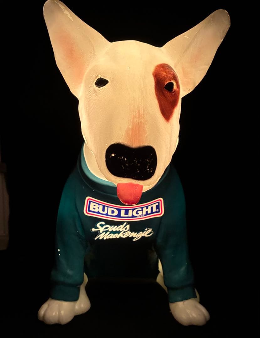 バドライト　スパッズマッケンジー　BUD LIGHT 看板　照明　バドワイザー