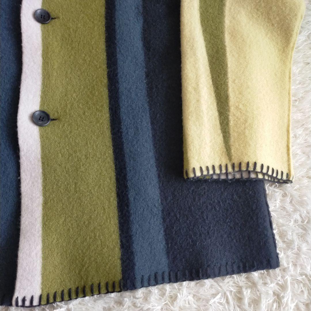 美品 PERVERZE blanket coat パーバーズ ブランケットコート - メルカリ