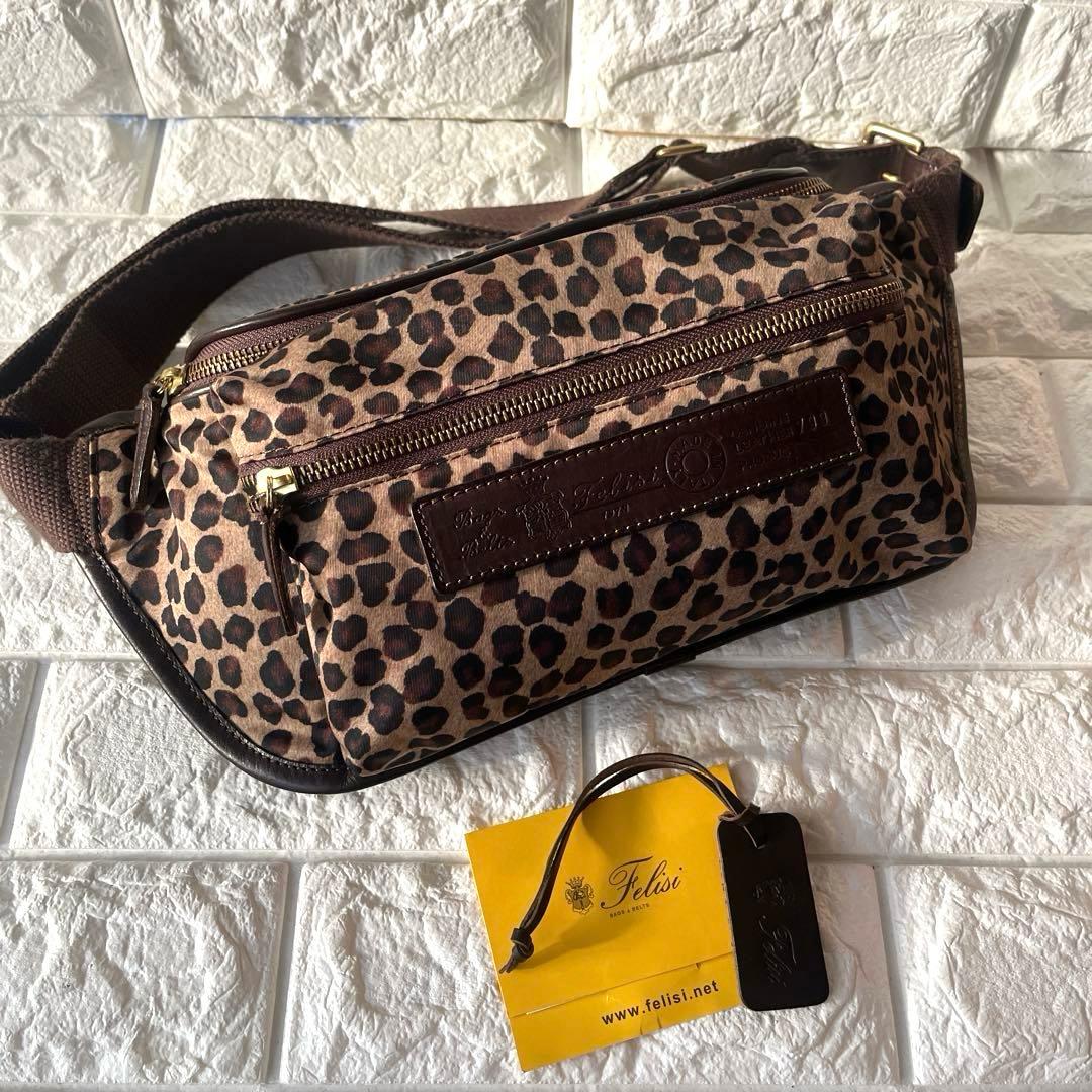 minne未使用級 Felisi フェリージ 799 レオパード ボディ