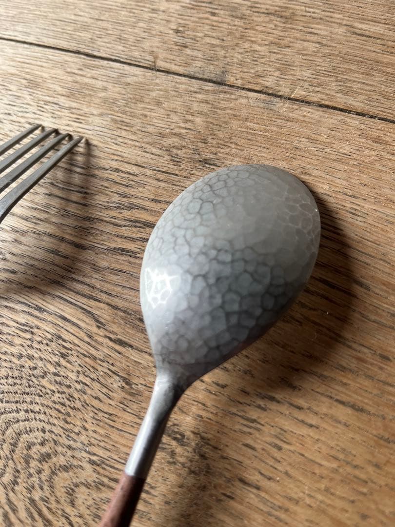 机上工芸舎　湯浅記央　ディナースプーン　ディナーフォーク　②