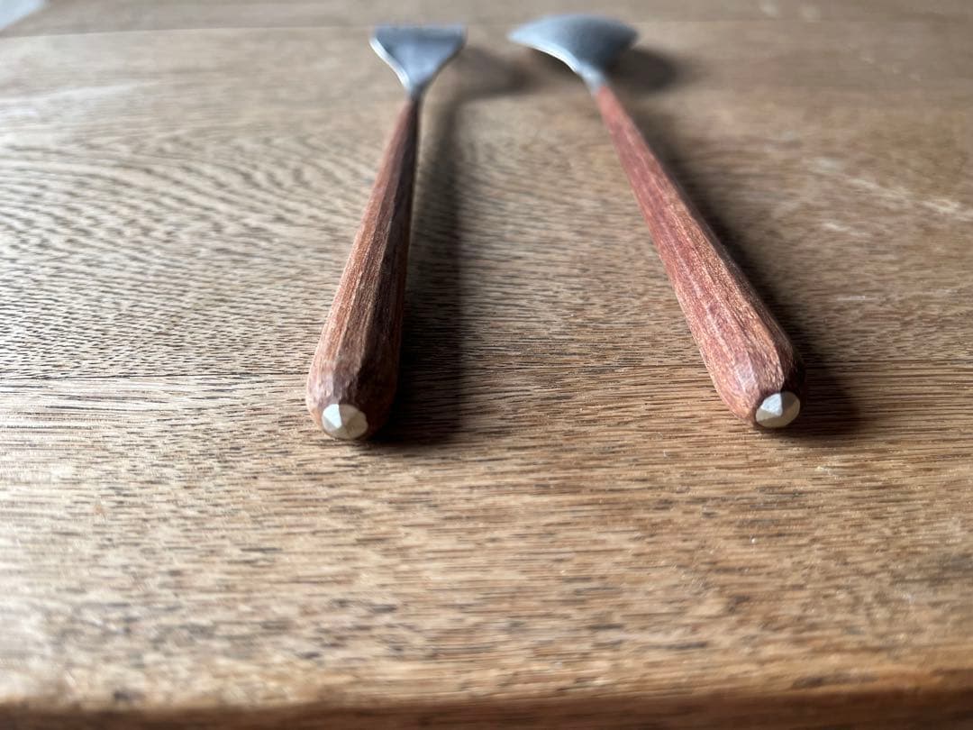 机上工芸舎　湯浅記央　ディナースプーン　ディナーフォーク　②