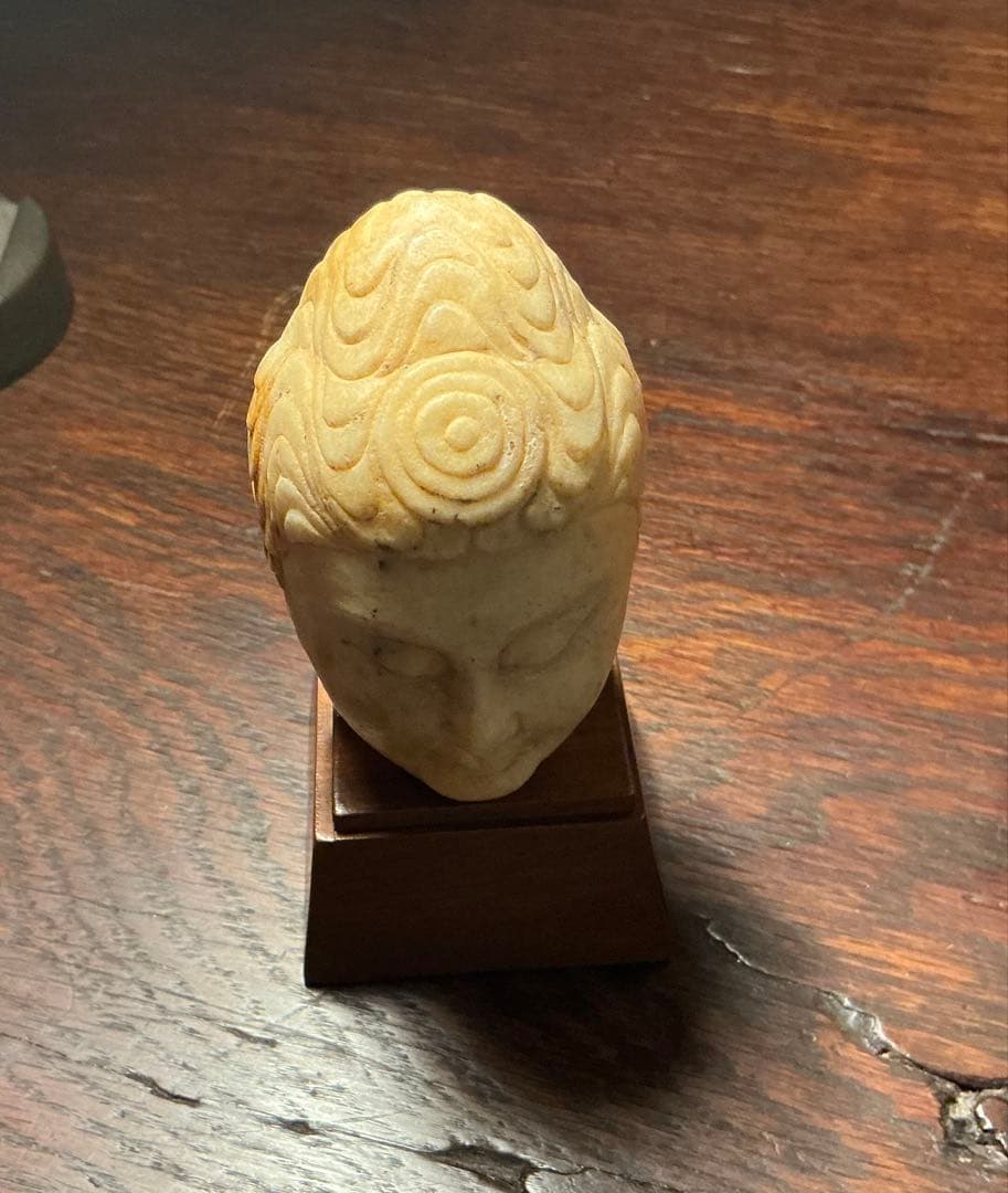 新着ホビー・楽器・アート - o*0様 仏頭 台付き 高さ約11.6cm 中国石仏