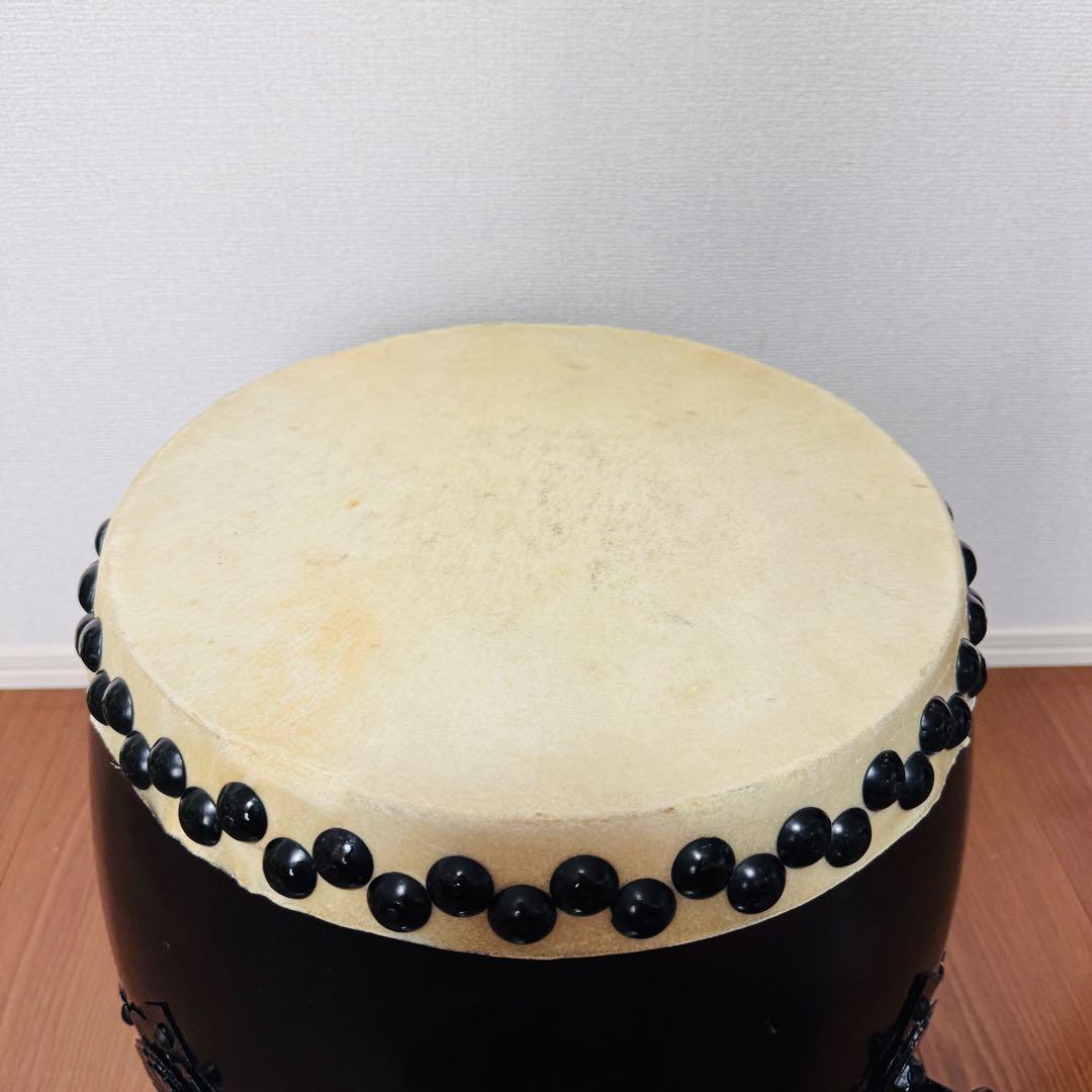 和太鼓 打面33センチ ブラック 黒 大太鼓 和太鼓 打面33センチ