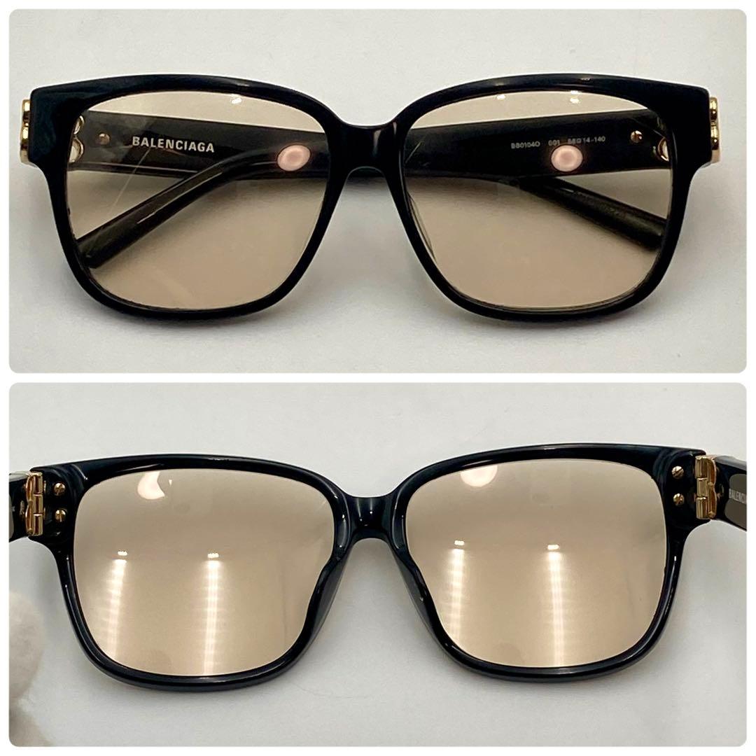 torinankotu726✨ バレンシアガ サングラス BBロゴ金具 黒