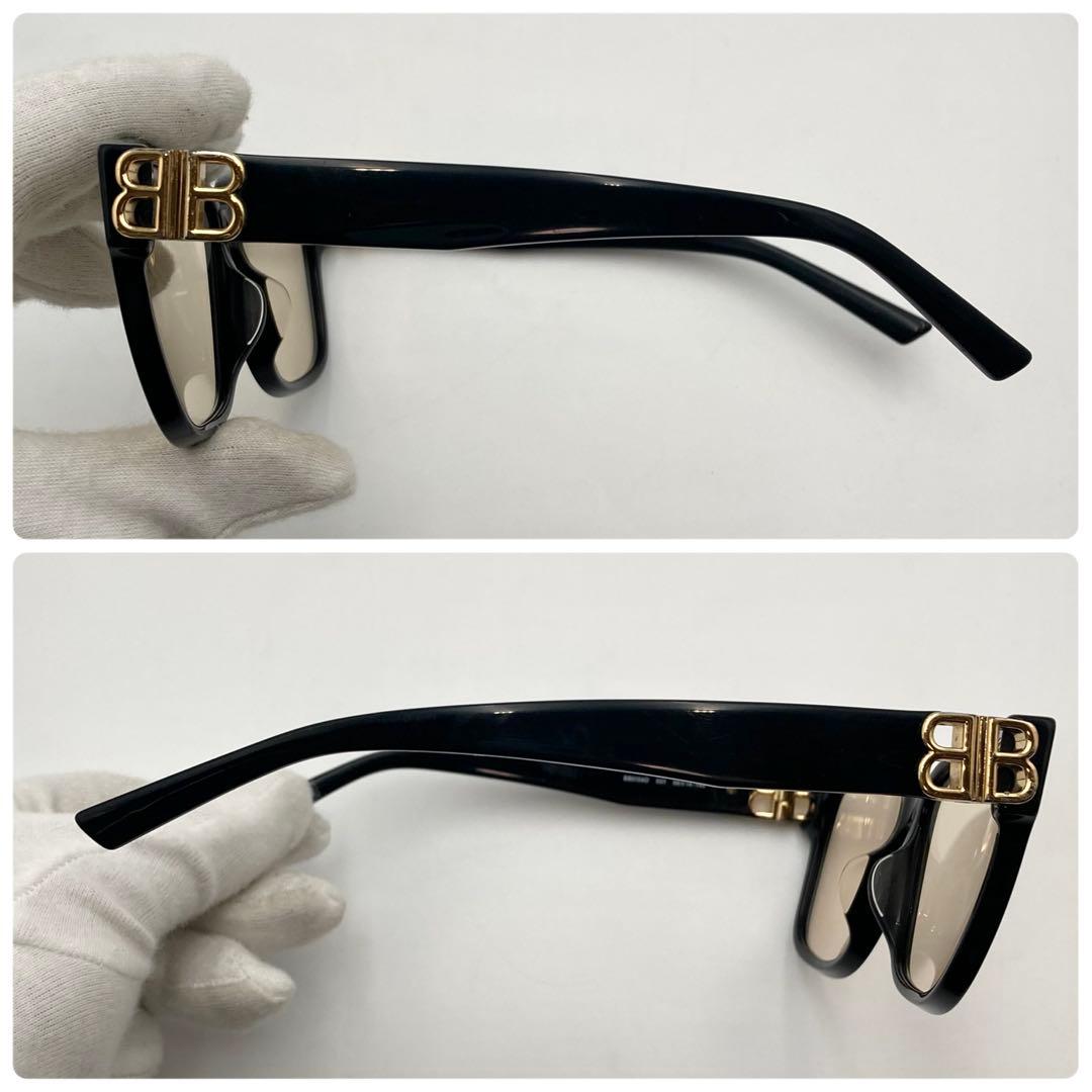 torinankotu726✨ バレンシアガ サングラス BBロゴ金具 黒