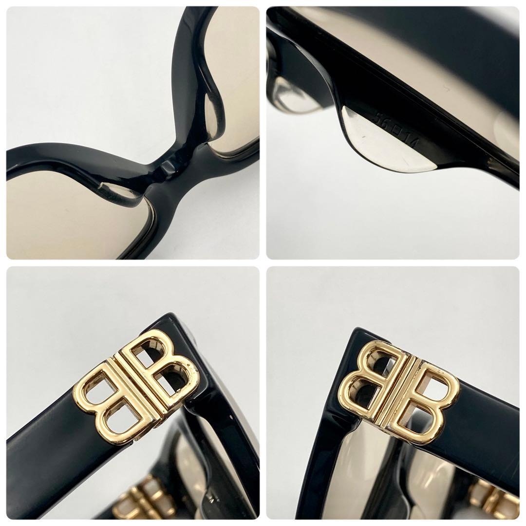 torinankotu726✨ バレンシアガ サングラス BBロゴ金具 黒