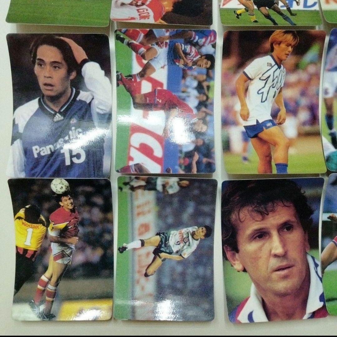 サッカー Jリーグ カード 代表 三浦知良 中山雅史 ラモス瑠偉 森保一