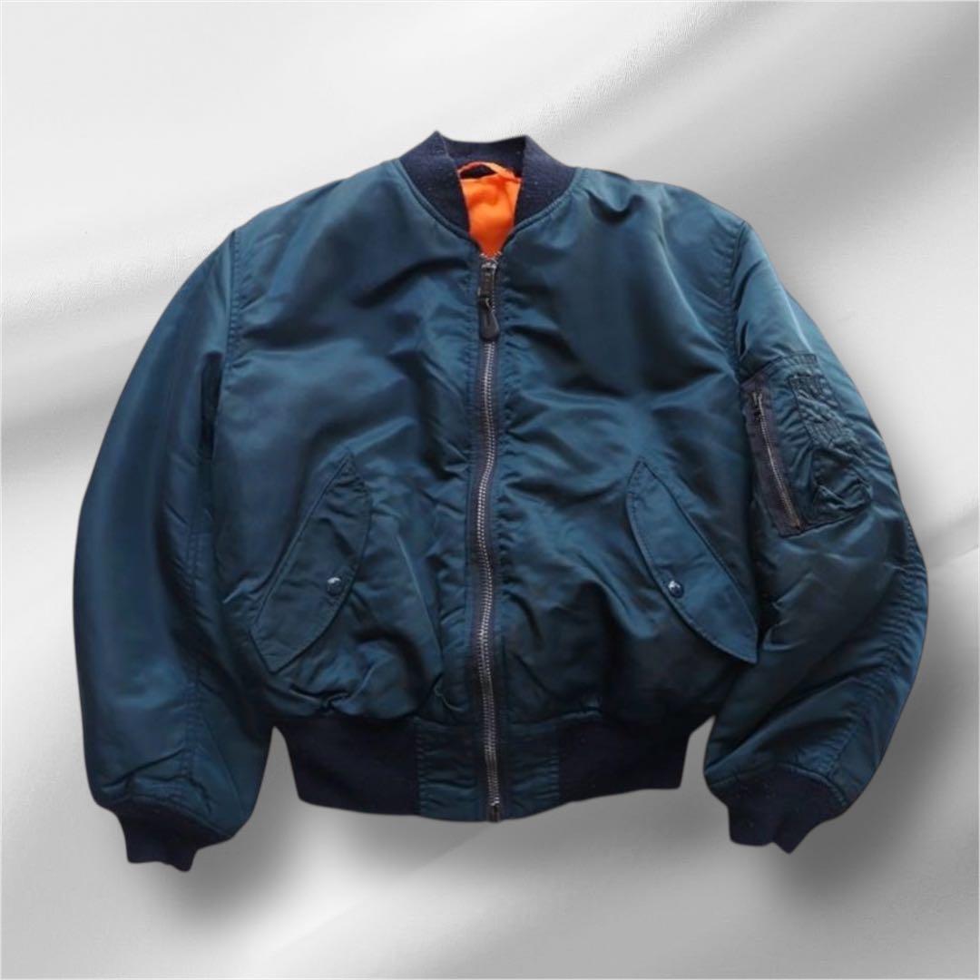 USA製 90s Alpha ma-1 flight jacket - メルカリ